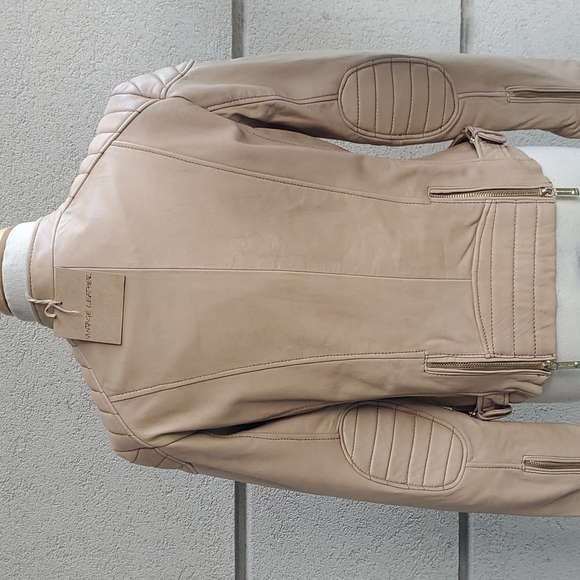 MICHEAL KORS- LEATHER JACKET - Picture 6 of 12